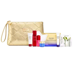 Shiseido Vital Perfection Uplifting Firming Miniatures Set Pouch Cosmetic Bag